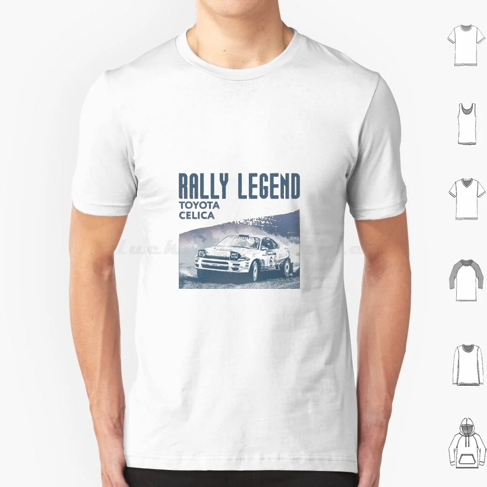 Rally Legend-Celica T18 Gt Four | Sports Car | Autosport T Shirt Cotton Men Women Diy Print Rally Legend 4Wd Turbo Dirt Rally