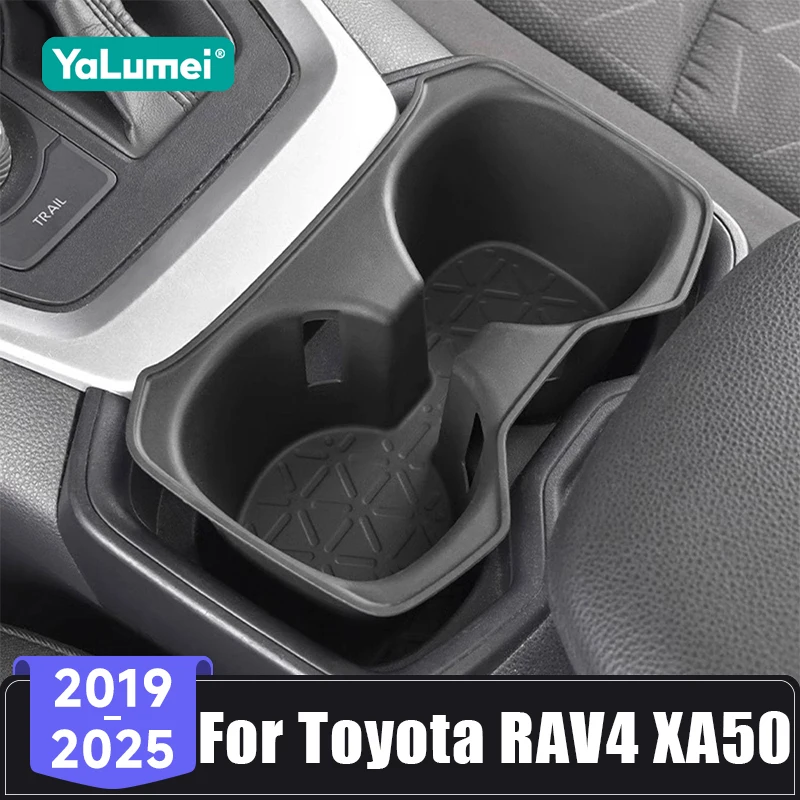 Für Toyota RAV4 XA50 RAV 4 Hybrid 2019 2020 2021 2023 2024 2025 TPE Auto-Getränkehalter Rutschfeste Matte Wasserdichte Getränkehalter