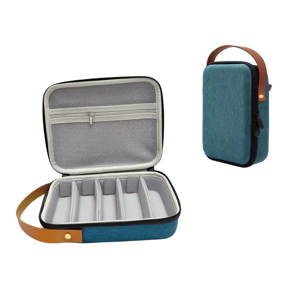 Robust Travel Sunglasses Organizer Case Supporting Vertical or Horizontal Placement Inside Luggage or Backpacks