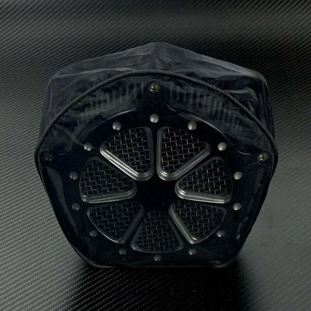 

High quality Brand new Dust Cover Waterproof With elastic rope to fix Black Rain Cover Cleaner Dustproof Protective