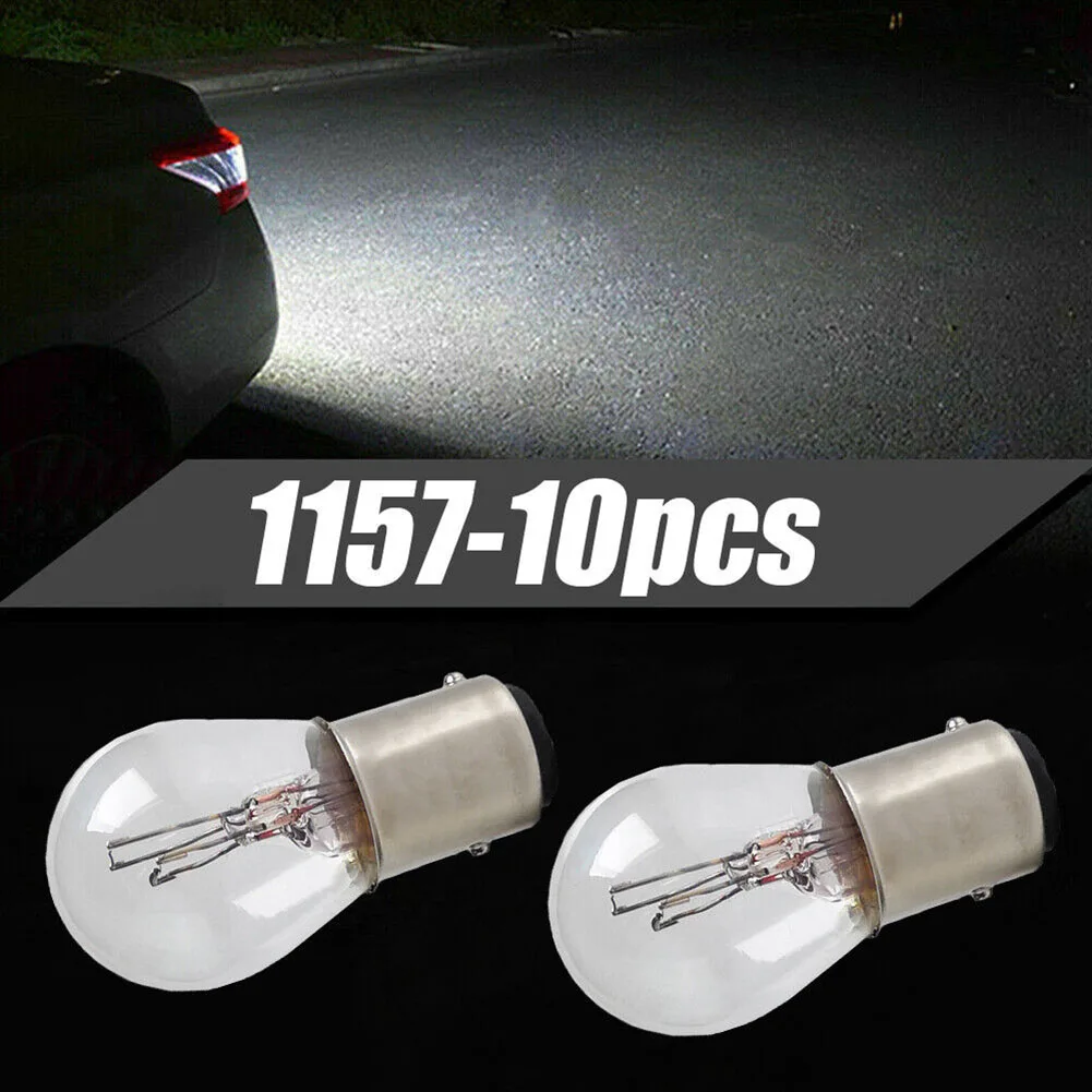 10pcs/set Directional Signal High Mount Stop Interior Dome Bulb Car Transparent Battery Car Brake Light Brand New