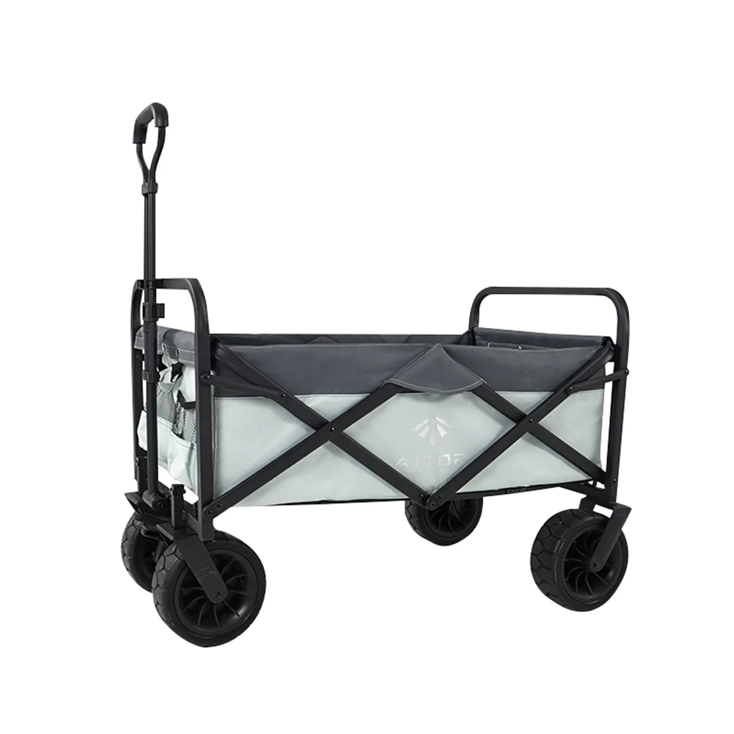 

Custom Logo China Factory Collapsible Beach Wagon Trolley Outdoor Foldable Garden Picnic Trolley Wagon Camping Cart