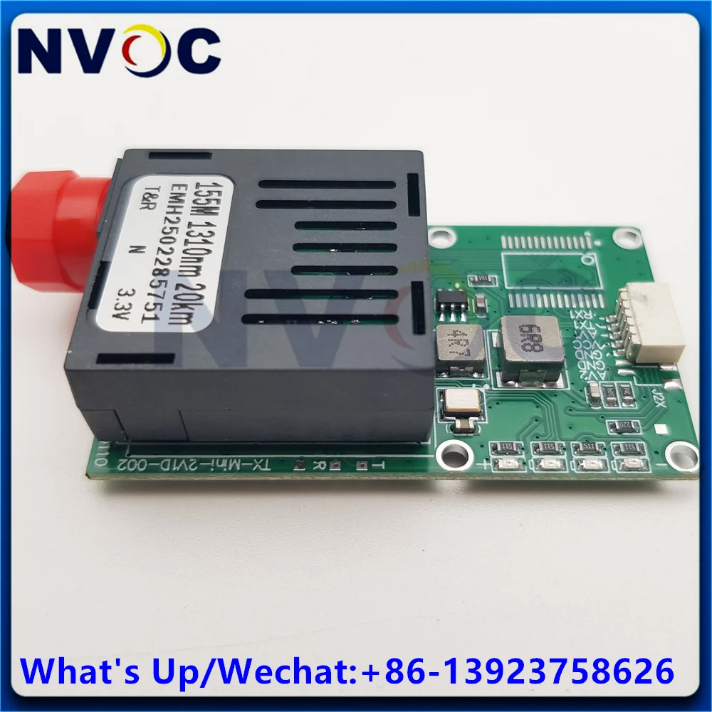 

1Ch TTL аналоговый видеоволоконно-оптический модуль приемопередатчика для FPV дрона FC SM 1310/1550 нм 20 км интерфейс RX/TX/AV/VCC/GND