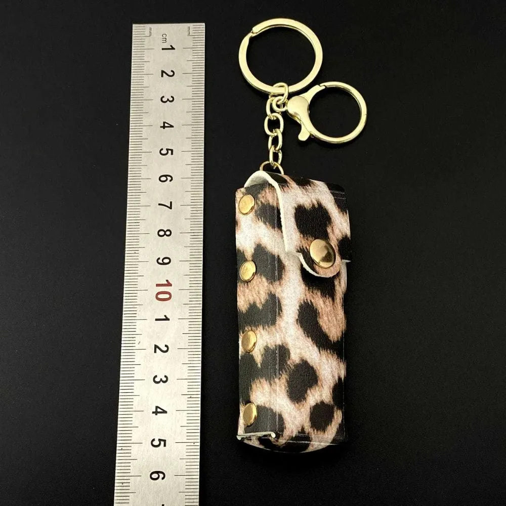 

Leopard New Zebra Cow Print Pattern Car Rings for Keychain Women Multifunctional Bag Pendant Creative Personality Accessories