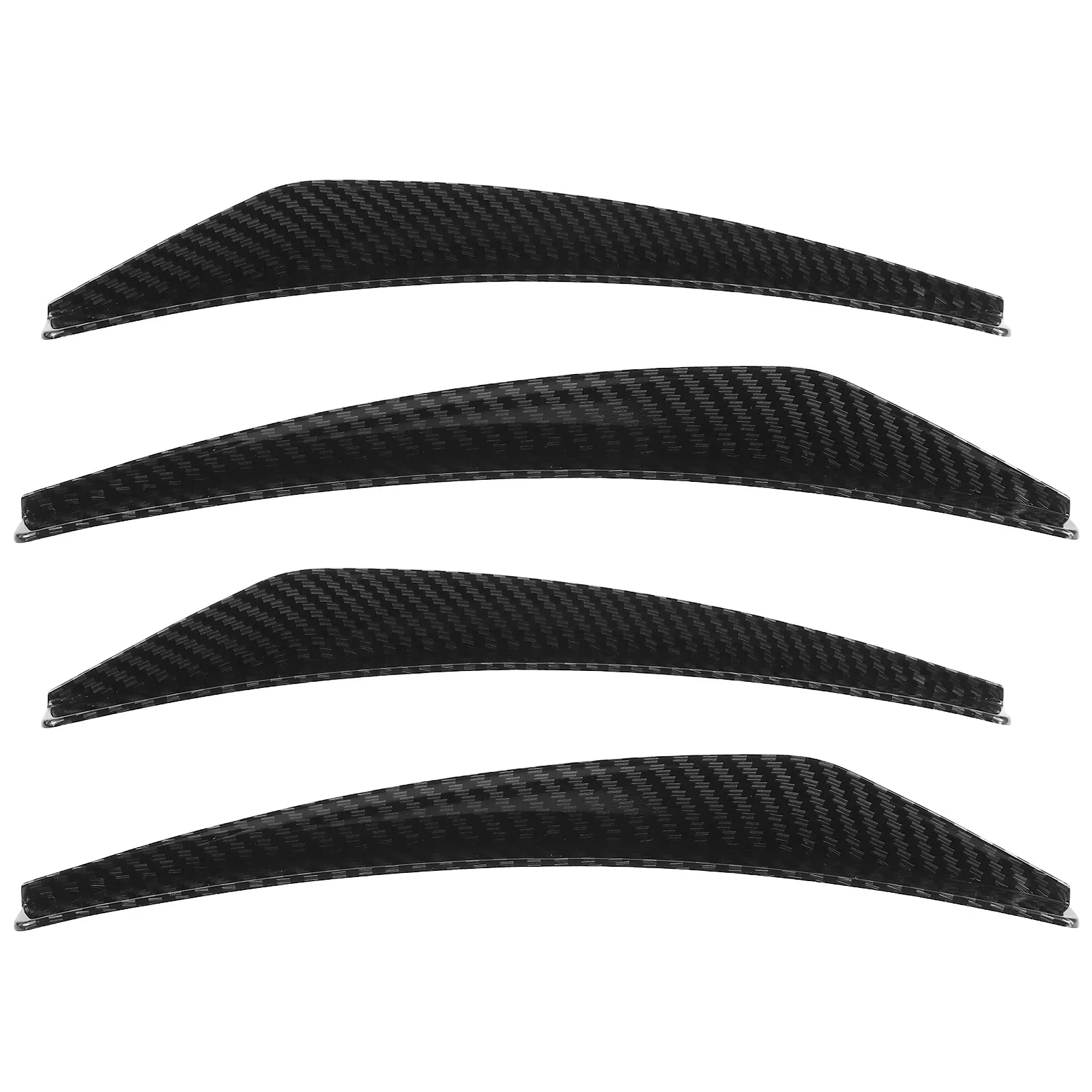 

4Pcs Universal Carbon Fiber Wheel Arch Protector Trim Cover for Car Exterior Stylish Rim Decoration Bumper Protection Automotive