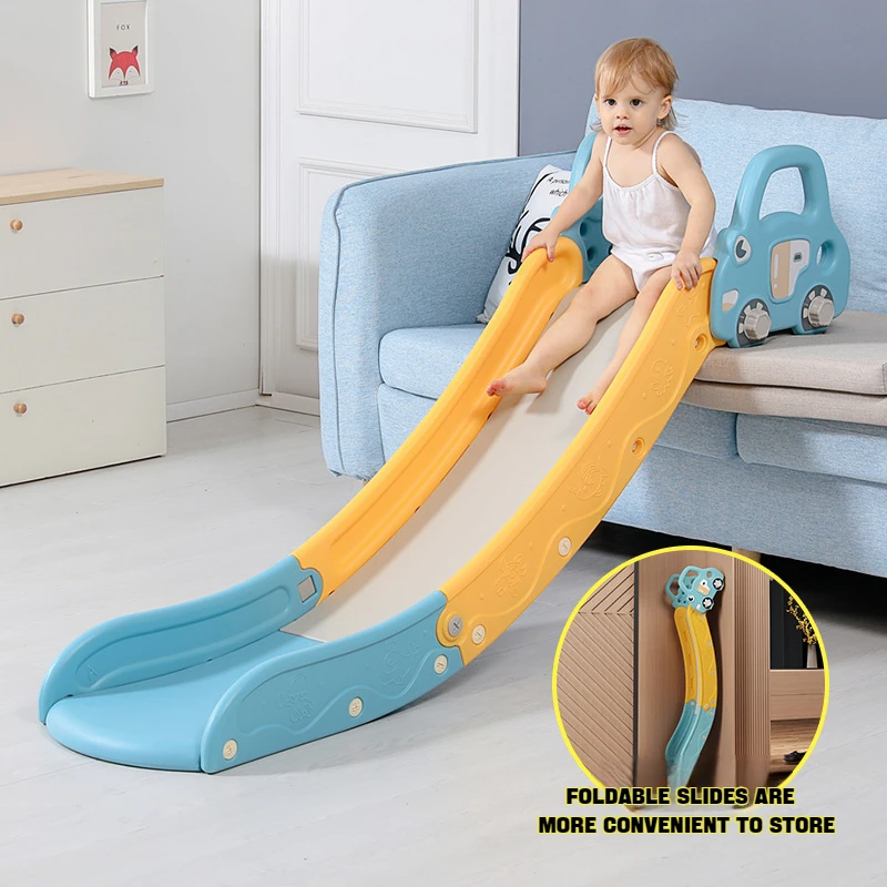 Durable Anti-Slip Portable Board Folding Home Sliding Kid Small Indoor Plastic Bed Side Sofa Slide For Child Without Stair Step