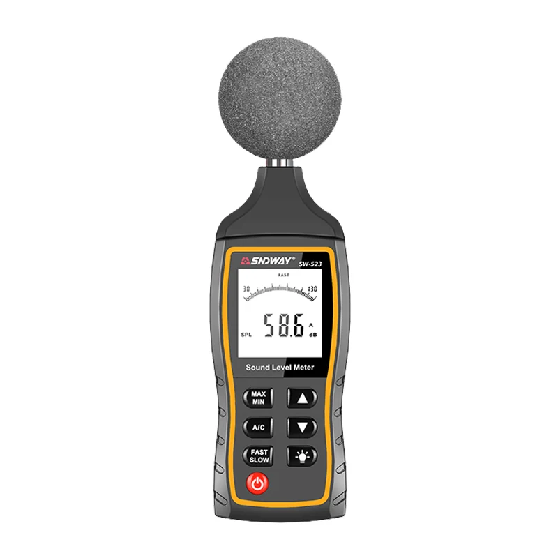 SW-524 High Precision Handheld Professional Digital Noise Meter Decibel Meter Industrial Grade Sound Level Meter