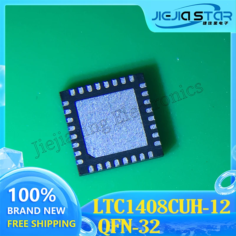 Analog-Digital-Wandler, ADC-Teile, LTC1408CUH-12, LTC1408, Teile zeichen 140812, QFN-32, nagelneu, Original, Fertigware