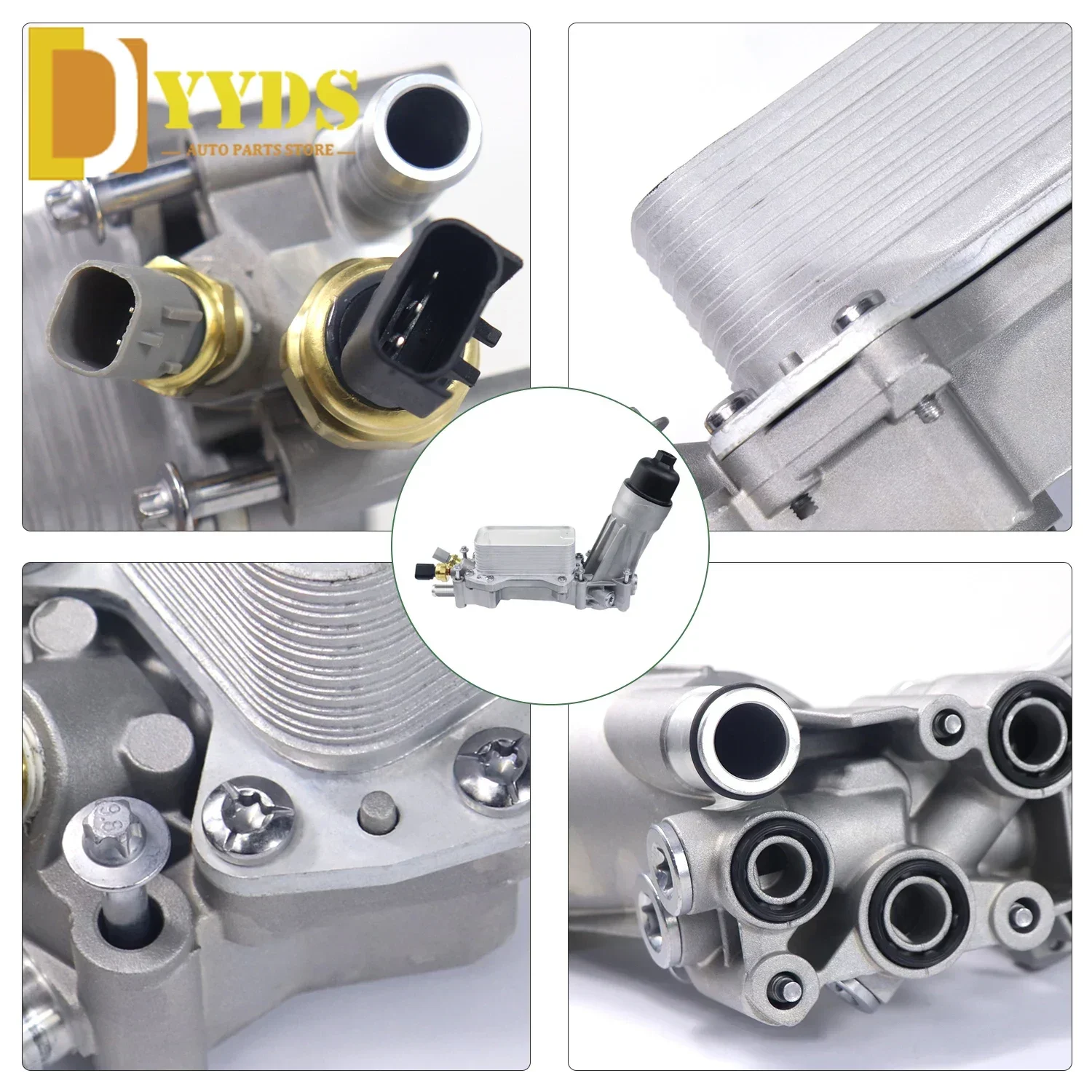 68105583AF Engine Oil Cooler For Chrysler 200 300 Dodge Charger Grand Cherokee ProMaster 3.6L V6 5184304AE 926-959 Oil Filte