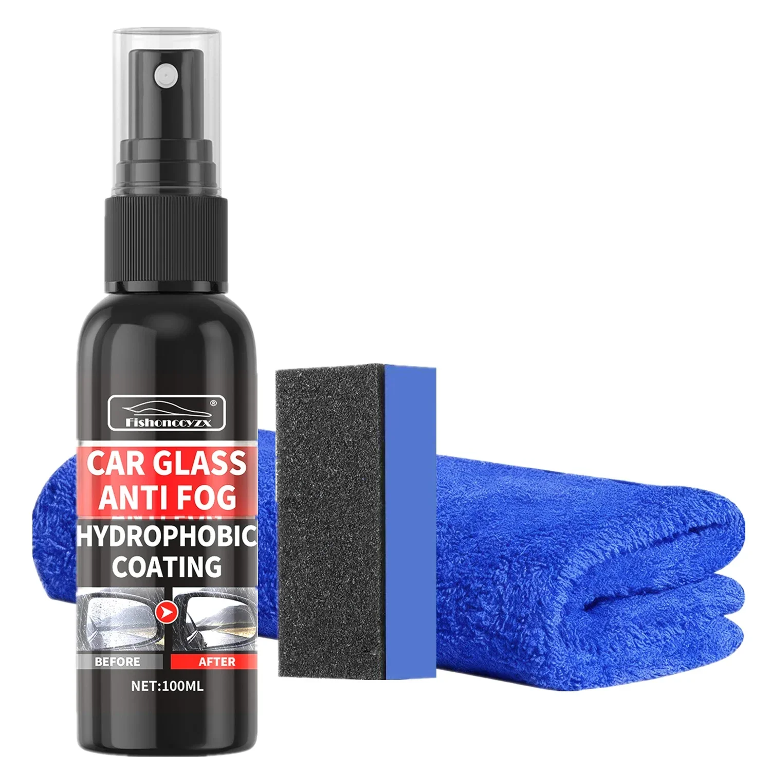 

Автомобильное стекло, противодождевой спрей, репеллент, нанопокрытие, гидрофобный водонепроницаемый агент, средство для удаления масляной пленки, средство для автоматической стеклянной пленки