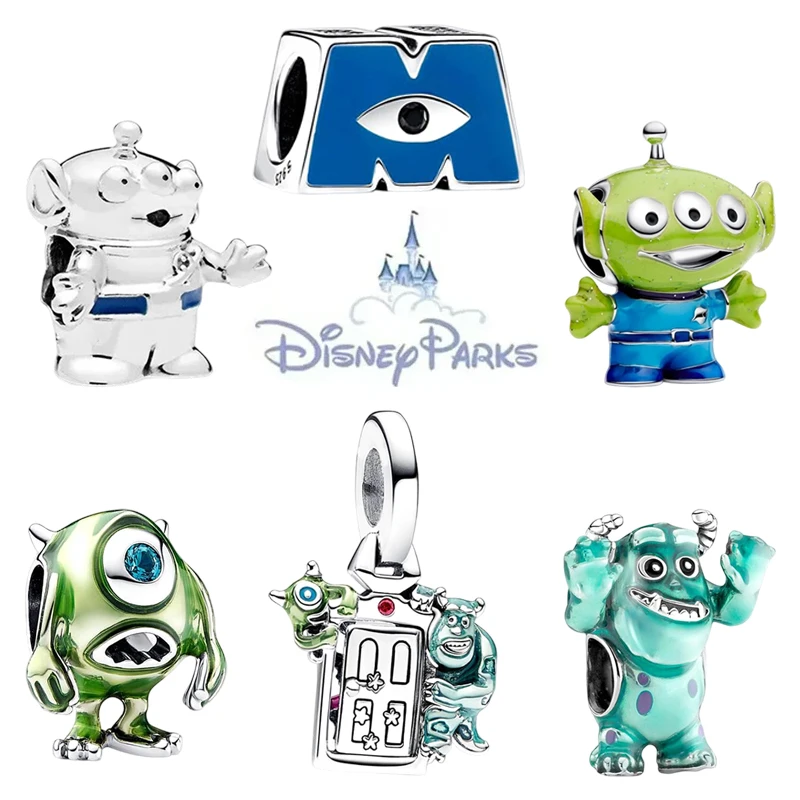 2025 جديد ديزني سحر لتقوم بها بنفسك مجوهرات هدية تيجر دامبو وأمي المجمدة أولاف ويني ذا بوه Eeyore الخرز صالح سوار الأصلي