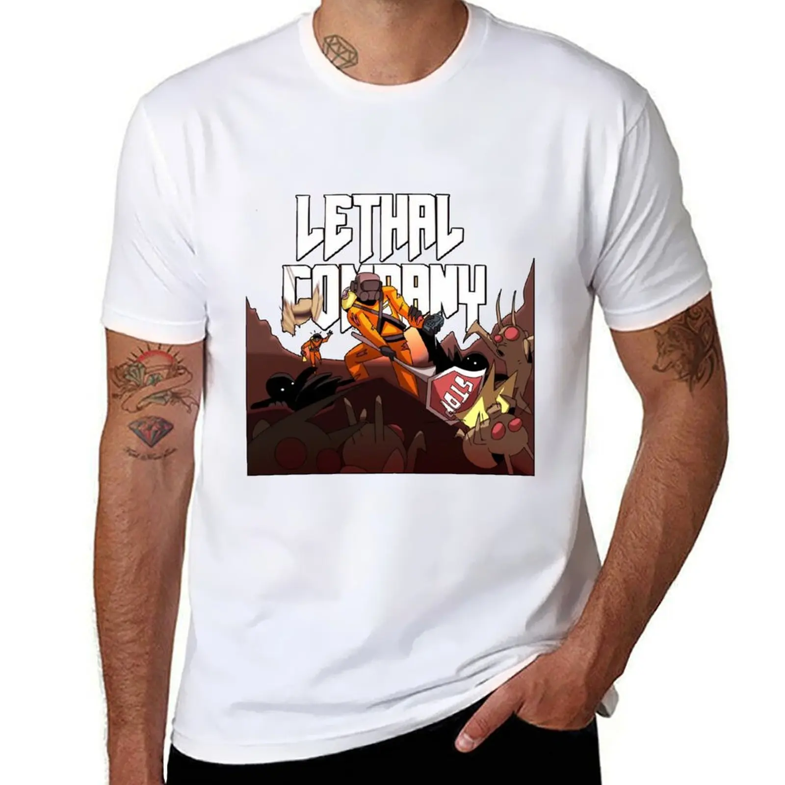 

Lethal Company T-Shirt printed t shirts for man man t shirt heavy cotton T-Shirt