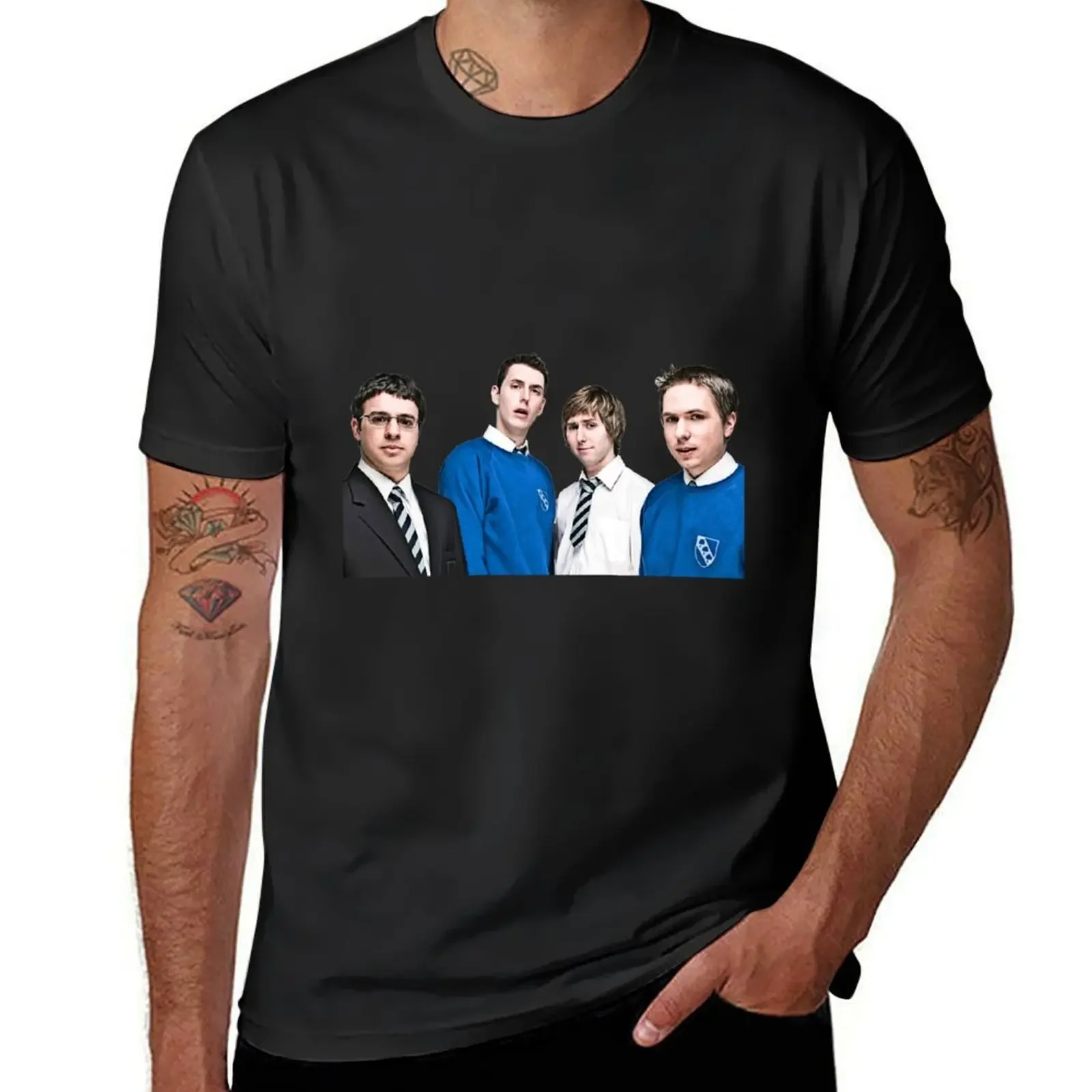 

The Inbetweeners T-Shirt graphic tee shirt Man t-shirt black t-shirts for men