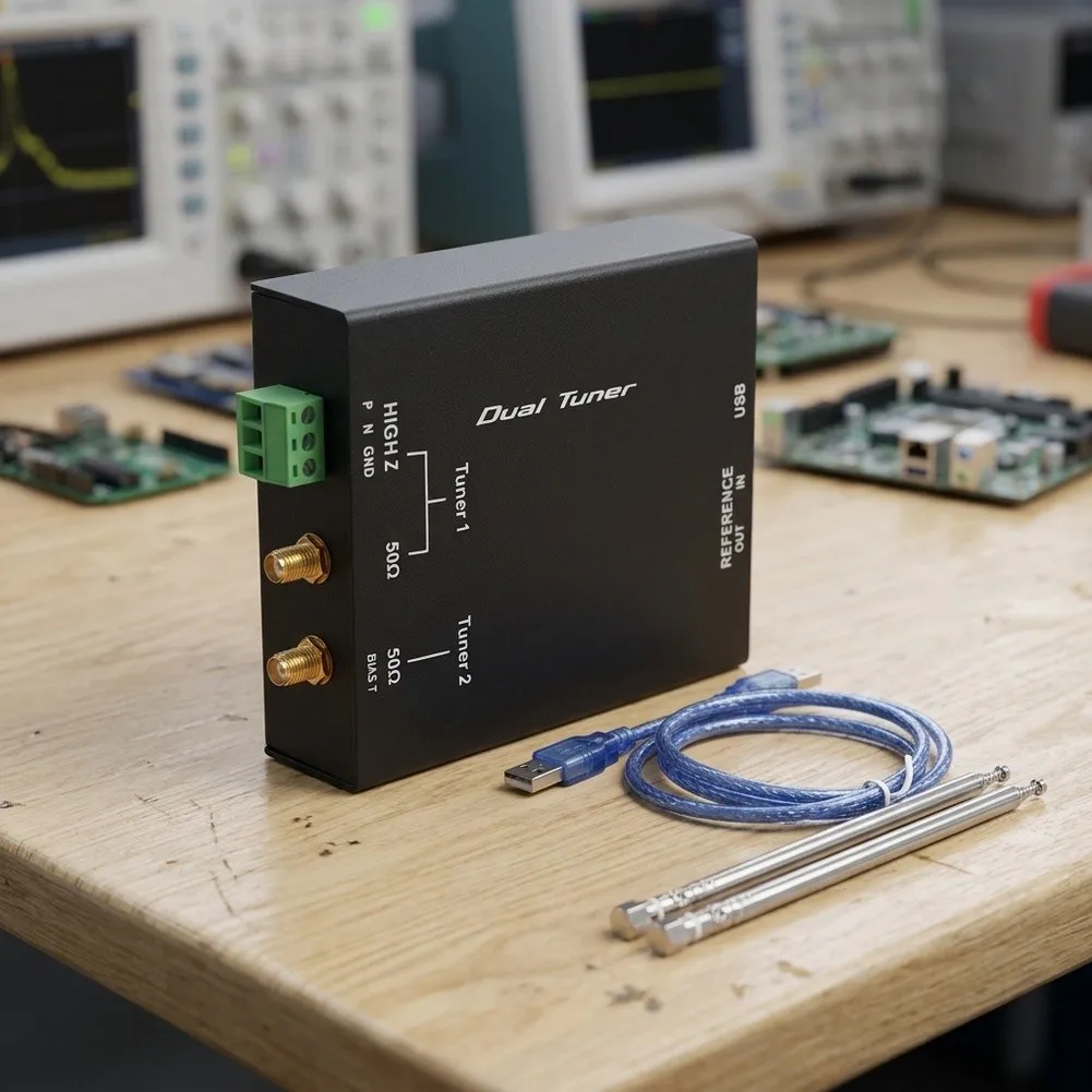 For RSPduo Dual Tuner 1kHz-2GHz For Spectrum Analyzer With Hi-Z Port For Ham Radio For Satellite Monitoring And RF Signal Testin