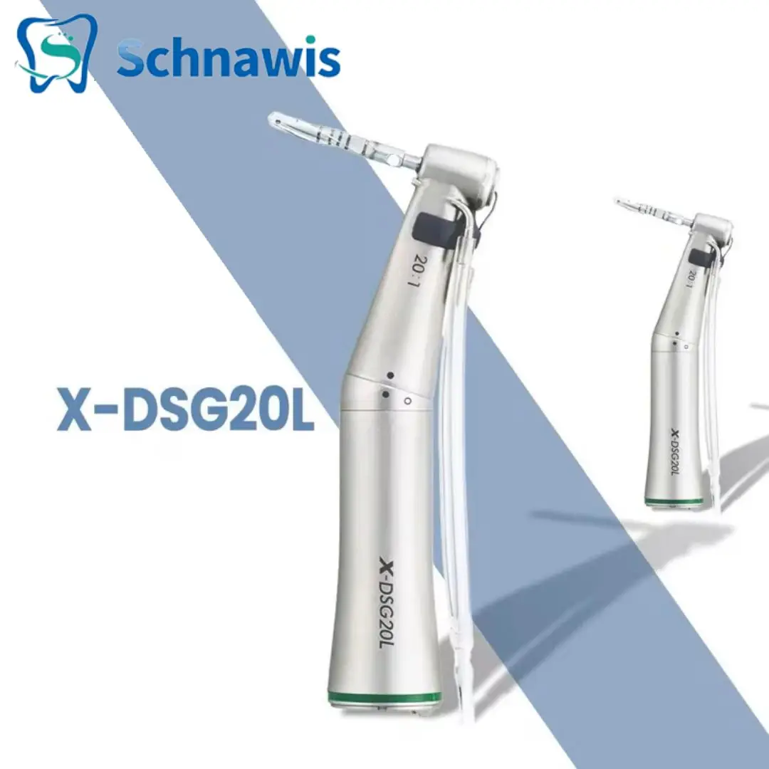 

X-DSG20L Dental Implant Contra Angle Handpiece 20:1 Green Ring Handpiece CA-burs (Ø 2.35 mm) ISO E-Type