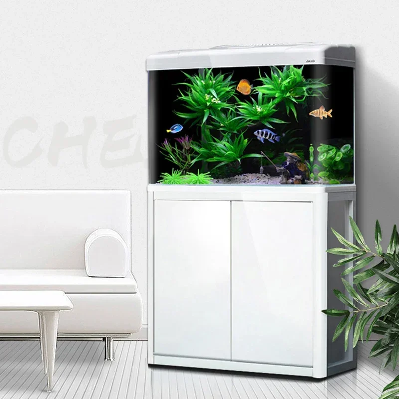 

Аквариум для золотых рыбок Nordic Creative Ultra Clear Glass Eco Filtration Medium с встроенным шкафом, товары для животных FYFT ​