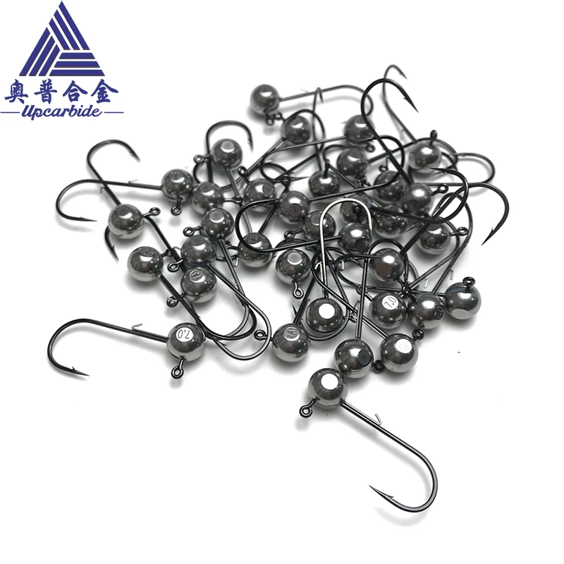 Imagem -06 - Tungstênio Jig Cabeça Gancho de Pesca Bola Redonda Ganchos Soft Worm Lure Acessórios de Pesca 1.8g a 28g 10 Pcs 20 Pcs 30 Pcs