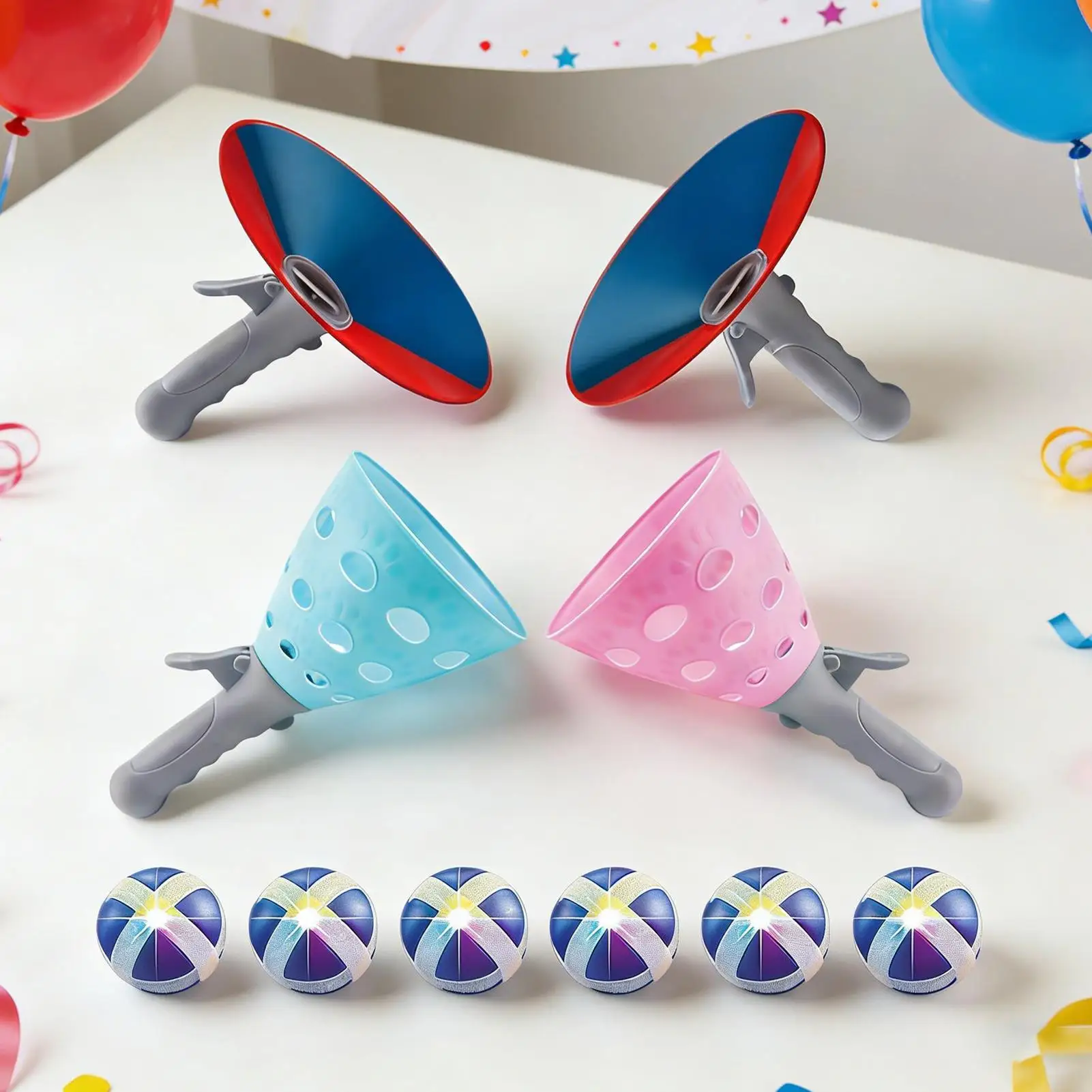 Toss and Catch Ball Set Outside Toys for Kids Ages 3-6 Outdoor Games Parent Child Interactive Sports Toys Birthday Gift