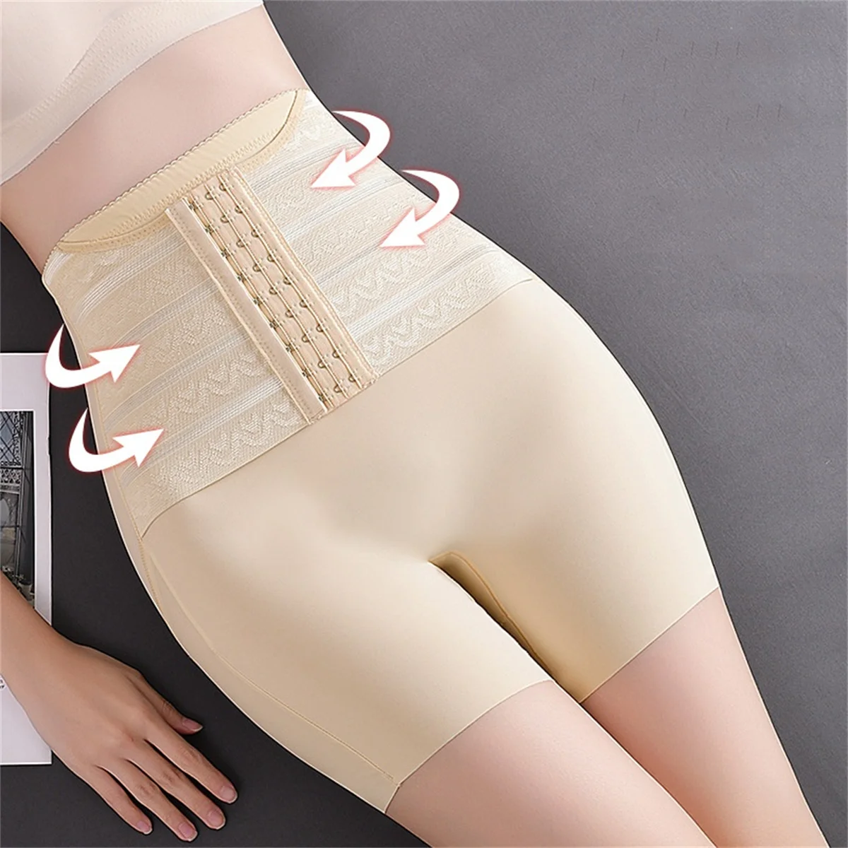 Women postpartum belly compression pants high waist waist compression small belly button sports tight body chip lift pants