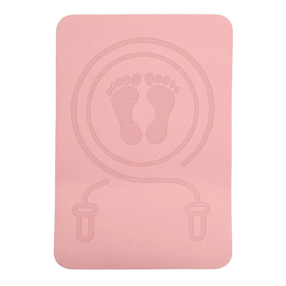 

Anti-slip TPE Rope Fitness Sports Pad Mat 60x40x1cm Pink Gym Home Fitness Yoga Sports Pad Quiet Non-slip Workout
