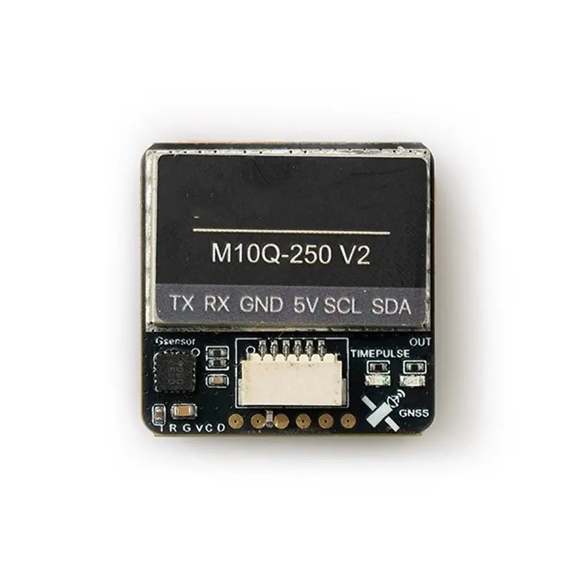 

Модуль GPS AT82-M10Q-250 V2 с двойным протоколом NMEA/UBLOX, компасом IST8310, GPS+ГЛОНАСС+БДС, точное позиционирование для FPV-дронов