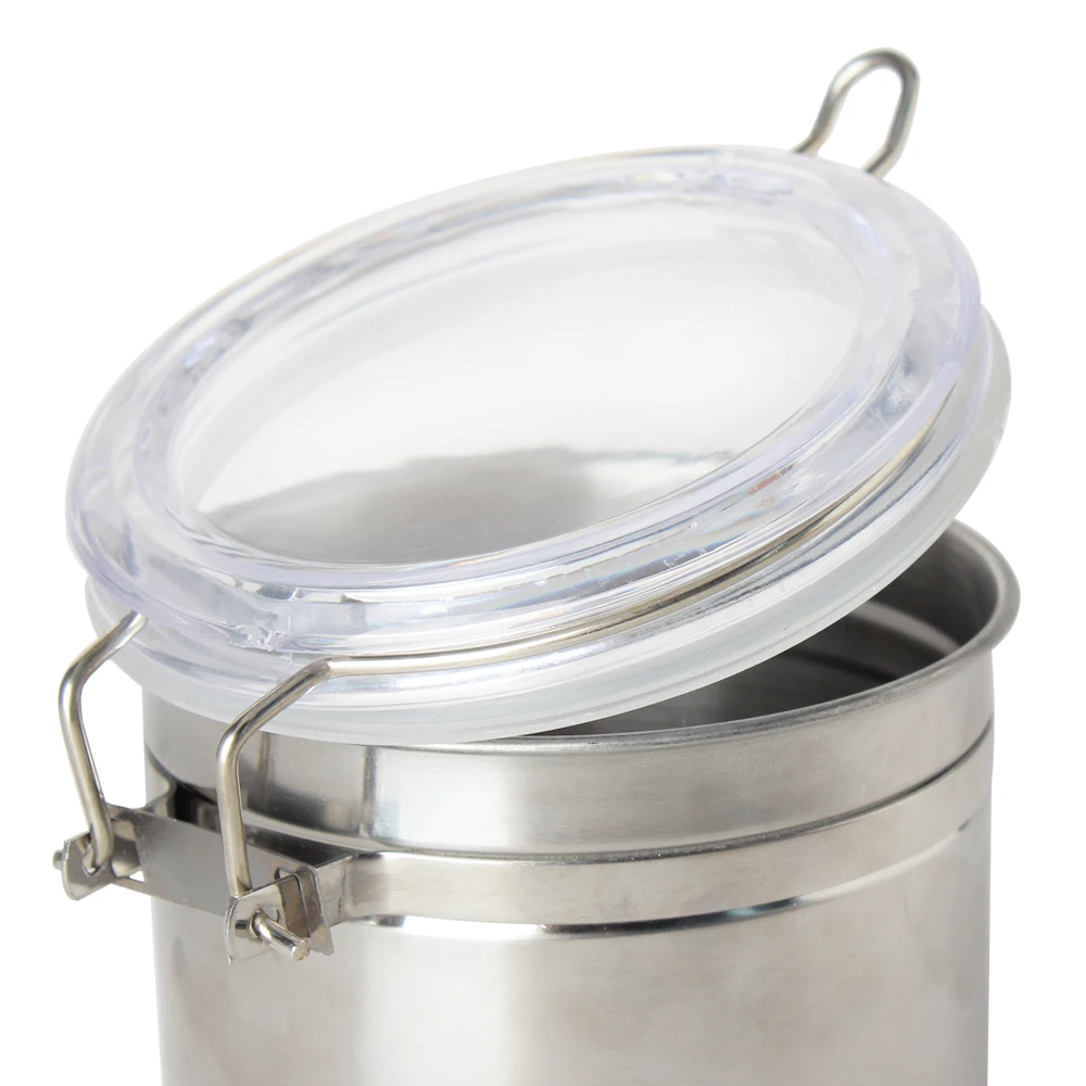 800ml stainless steel moisturizing jar suitable for small cigar storage, sealed mouth design, tobacco shreds storage