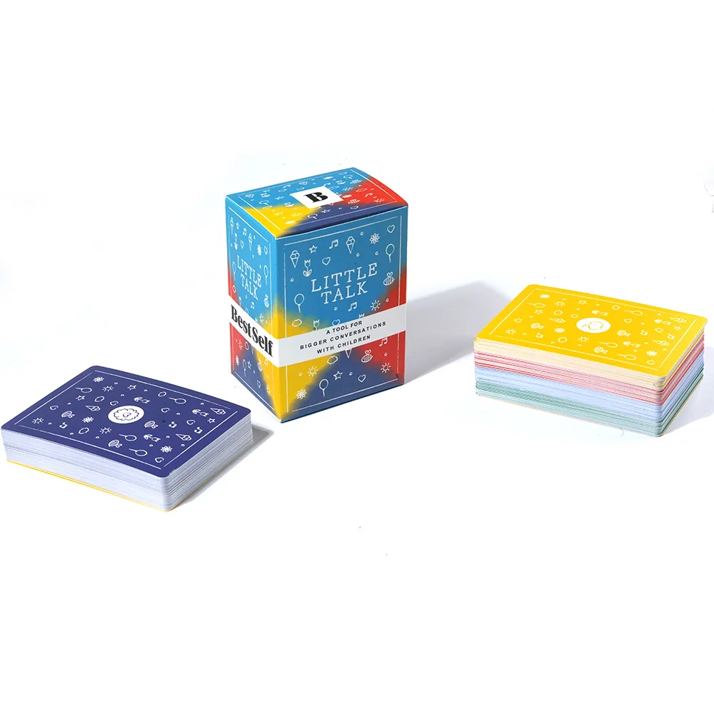 BestSelf Little Talk Deck  Conversation Cards Deck by Powerful Tool  Family Party Kids Conversation Meaningful Interactions Game