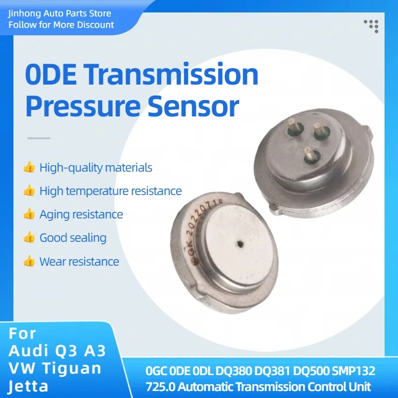

TCU TCM Pressure Sensor 0GC 0DE 0DL DQ380 DQ381 DQ500 Automatic Transmission Control Unit 725.0 For Audi Q3 A3 VW Tiguan Jetta