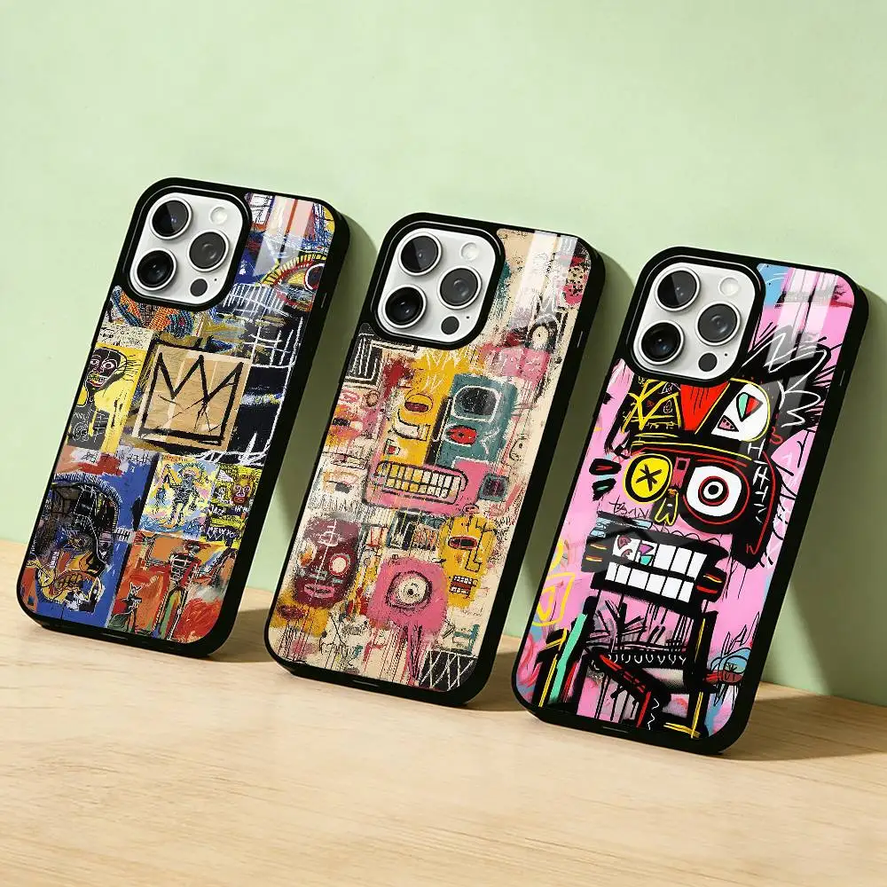 

AAA Graffiti - Style Abstract Phone Case Color Silver Shell For IPhone 17 16 15 14 13 12 11 Pro Max Plus