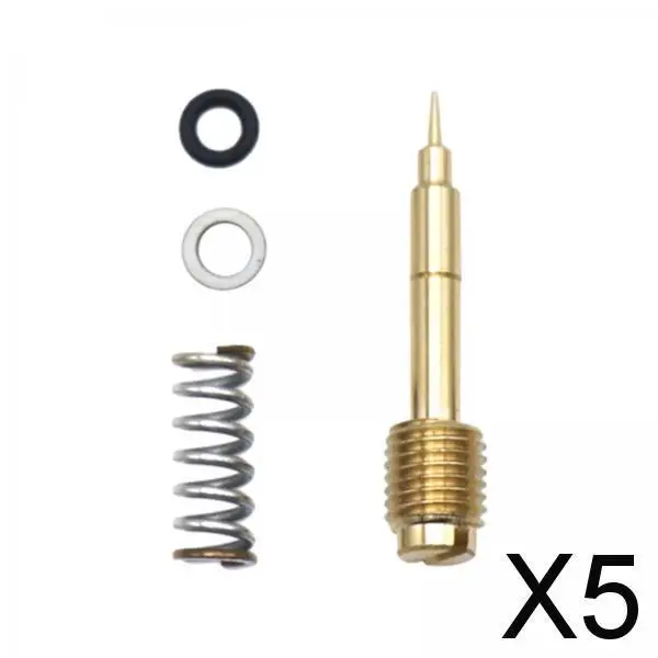 5X Air Fuel Mixture Screw Spare Parts Carb for Keihin Cvk34/36/40