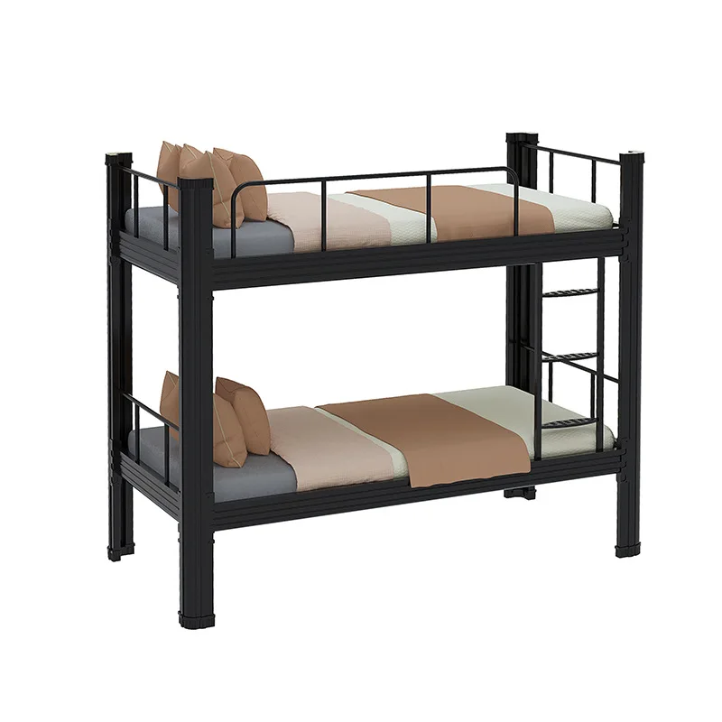 Upper and lower bunk double-layer profile bed, dormitory upper and lower beds, construction site staff high and low beds