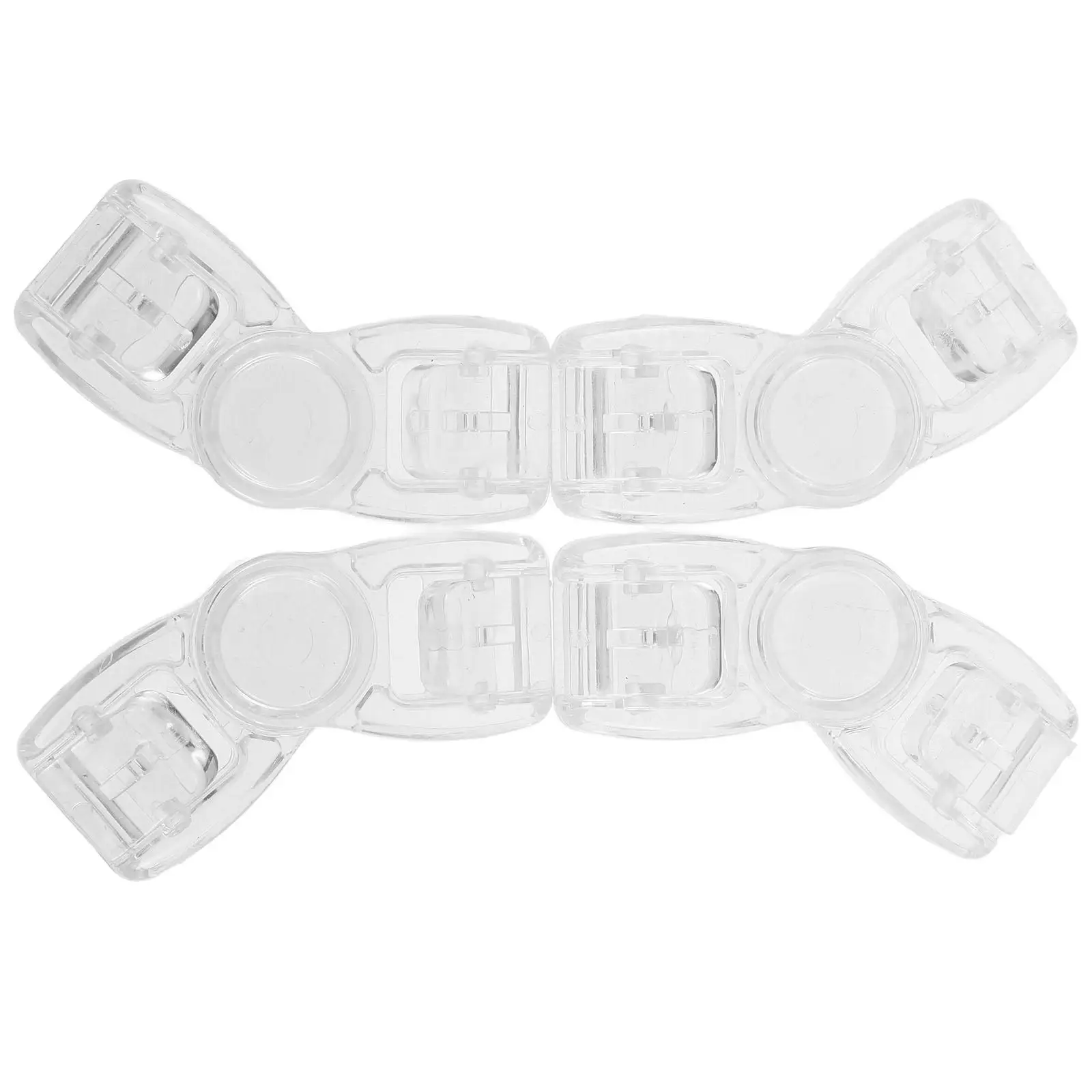 

4 Pcs Swim Goggles Buttons Durable Plastic Lightweight Wear Resistant Kids Adults Transparent Accessory Buckle Strap