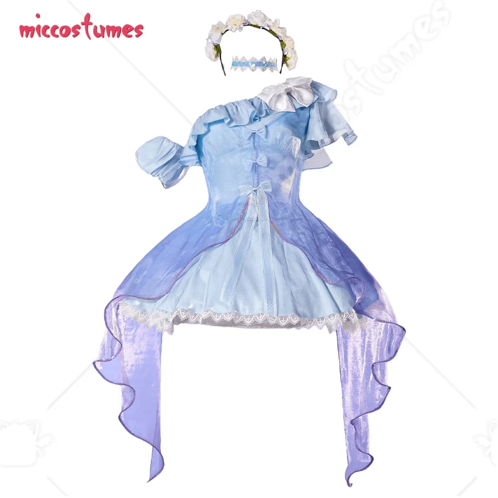 

Miccostumes Women's Love Cosplay Costume Delicate Dress with Sleeves and Gloves for Cosplay Halloween