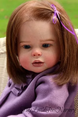 DLS Exclusive Supply Reborn Doll Katie Marie  28inches Lifelike Baby Doll Providing 2 Kinds Of Hair Color Version