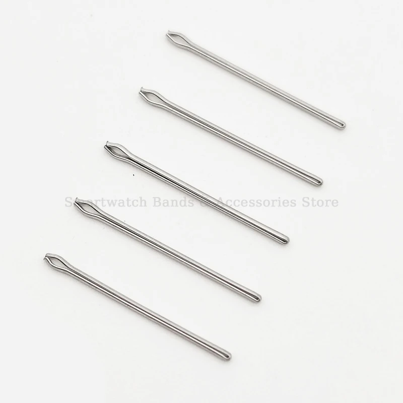 30pcs 8/9/10/12/14/16/17/18/20/22/23/24/26mm Watch Band Link Pins 0.8mm 0.9mm 1.0mm Thickness Connect Bar Watchmaker Repair Tool