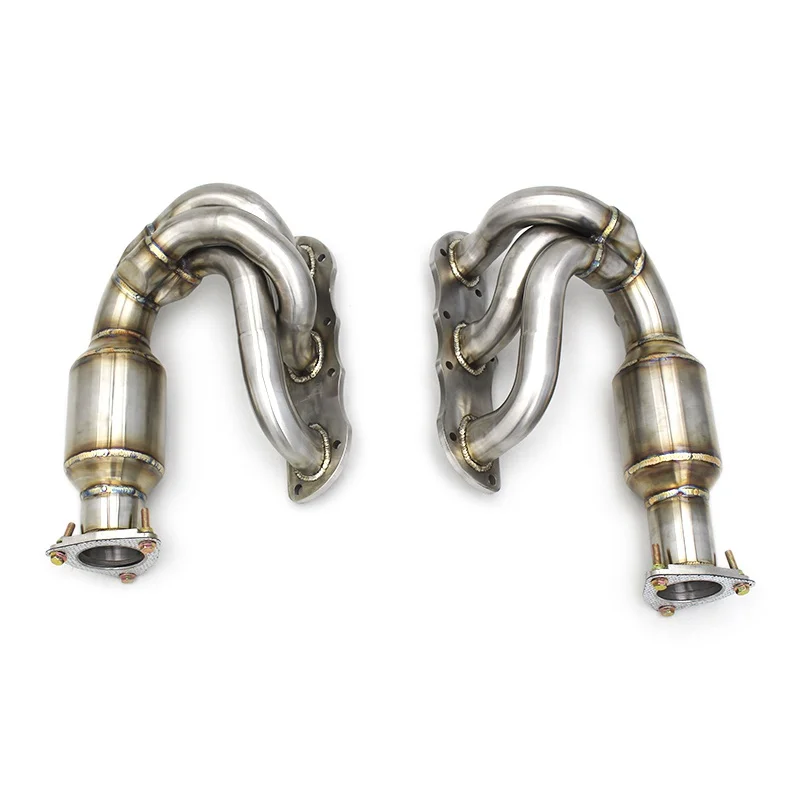 

Head Section High flow Pipes Exhaust Pipes branch downpipe Exhaust Pipe with catalyst For Porsche 911 991.2