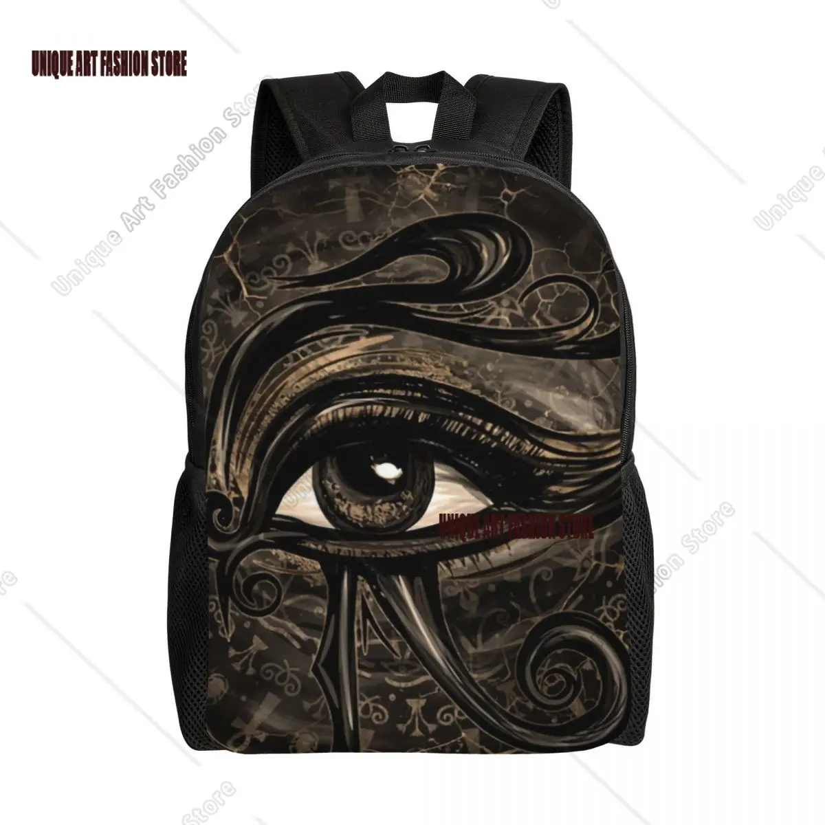 The Eye Of Horus Egypt Backpack for Women Men College School Students Bookbag Fits 15 Inch Laptop Ancient Egyptian Symbol Bags