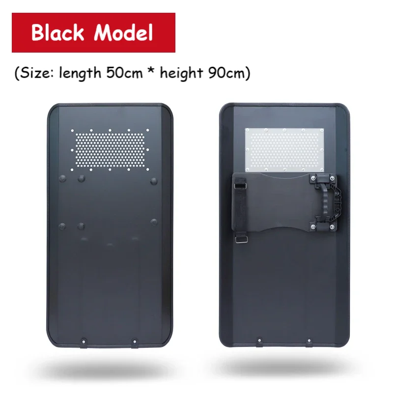 Metalowe tarcza do tłumienia zamieszek ze stopu aluminium ochroniarze trzymający tarcze taktyczne narzędzie do samoobrony wyposażeniem ochronnym