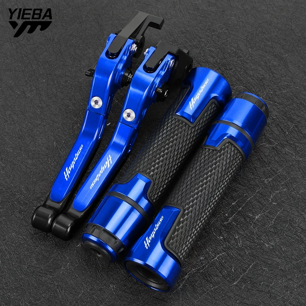 

For SUZUKI HAYABUSA 1999 2000 2001 2002 2003 2004 2005 - 2007 Motorcycle Brake Clutch Levers Handlebar Handle bar Hand Grips end