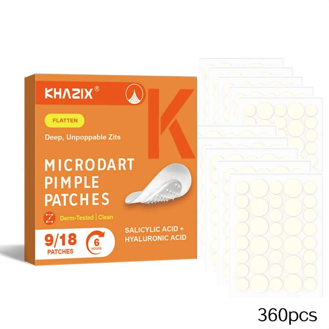 360pcs Ultra-thin Hydrocolloid Acne Patch: 0.1mm invisible thickness, not obtrusive even when viewed up close.