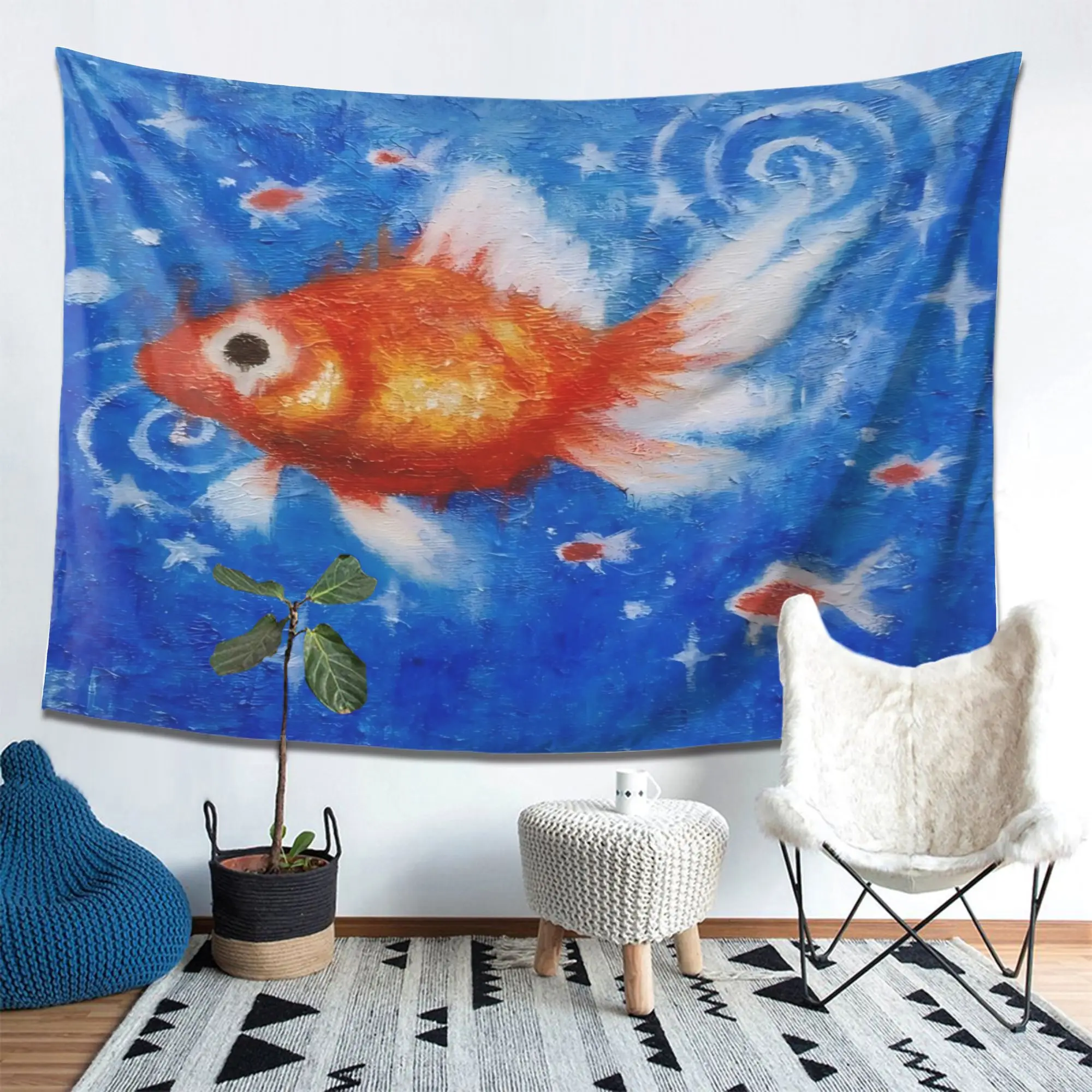 Gobelin z motywem tropikalnych – Home Decor Nautical recenzja i cena