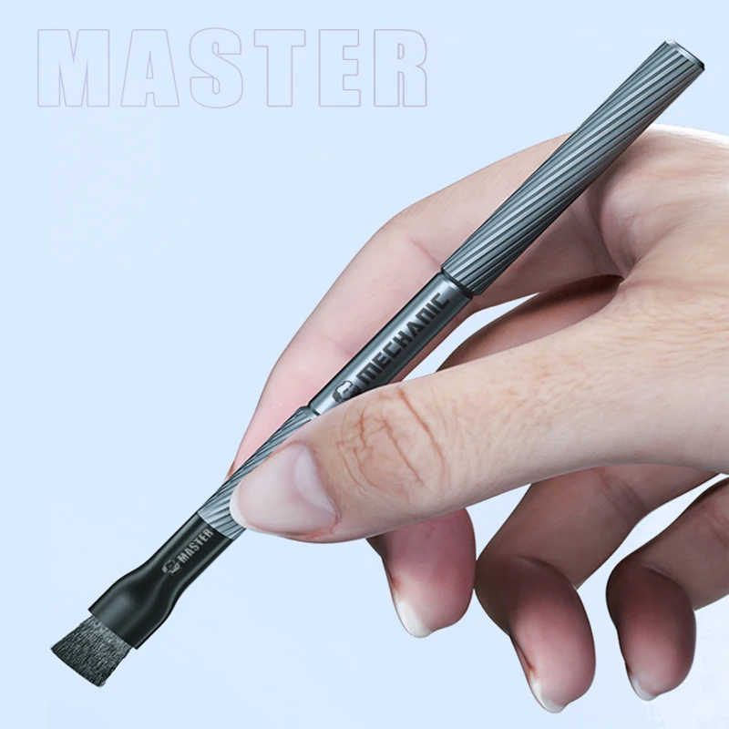 MECHANIC Steel/Fur Anti Static Cleaning Brush for Mobile Phone Computer Motherboard IC Chip Repair Cleaning Hand Tools