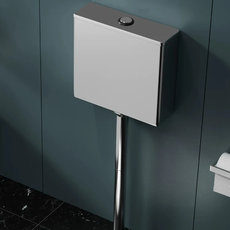 

304 stainless steel water tank household bathroom squatting toilet flushing tank toilet double press