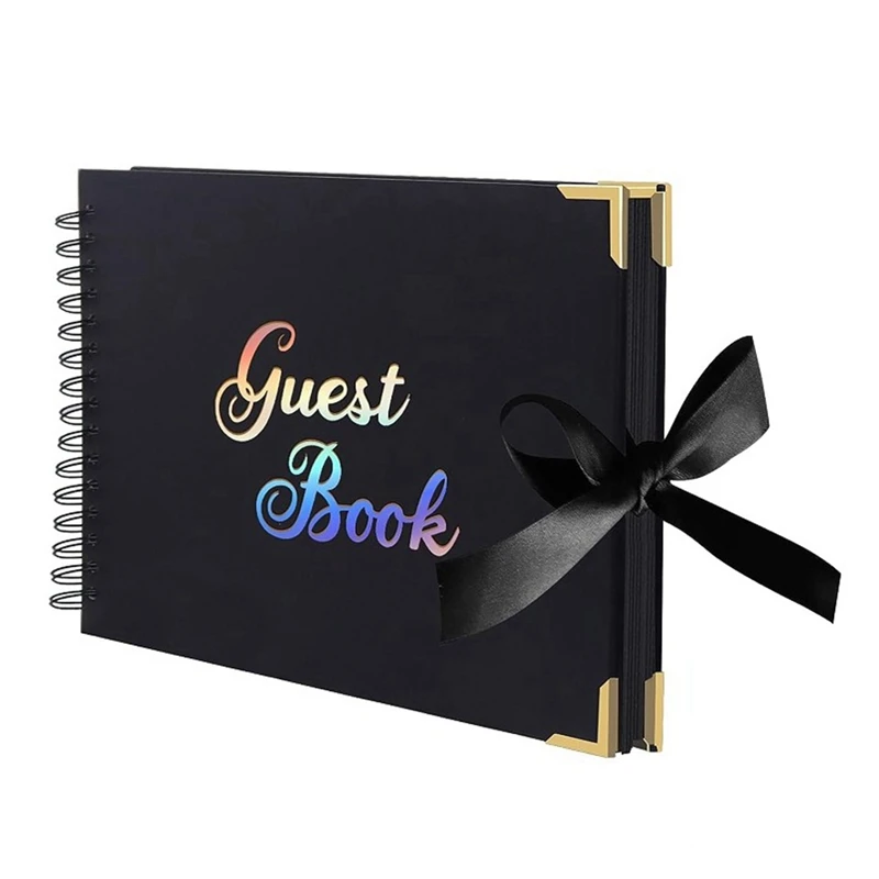 

Wedding Guest Book Fit For Guests To Sign,Sign In Book For Funeral,Graduation,Baby Shower A