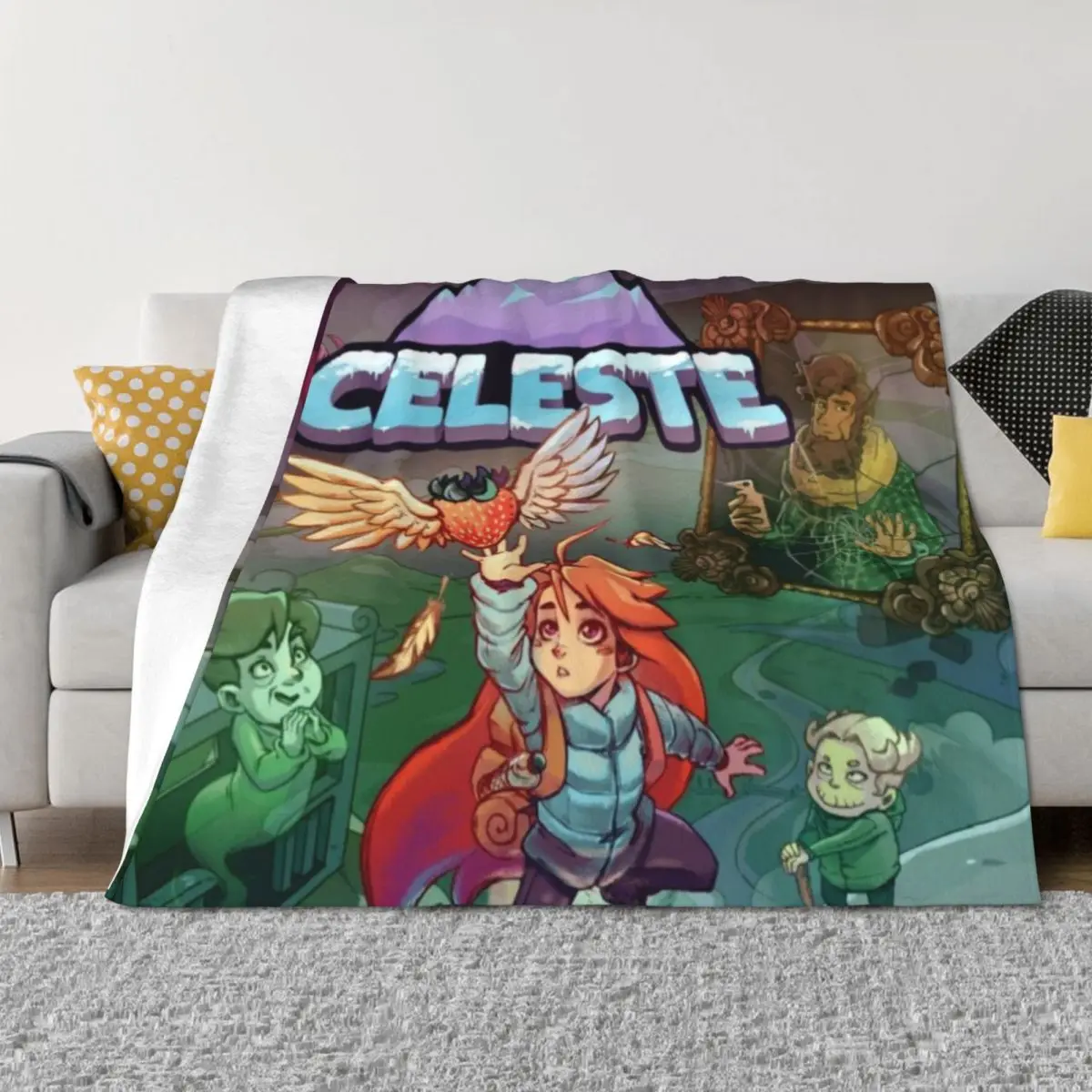 

Celeste Throw Blanket Retros Designers Cute Plaid warm winter Blankets