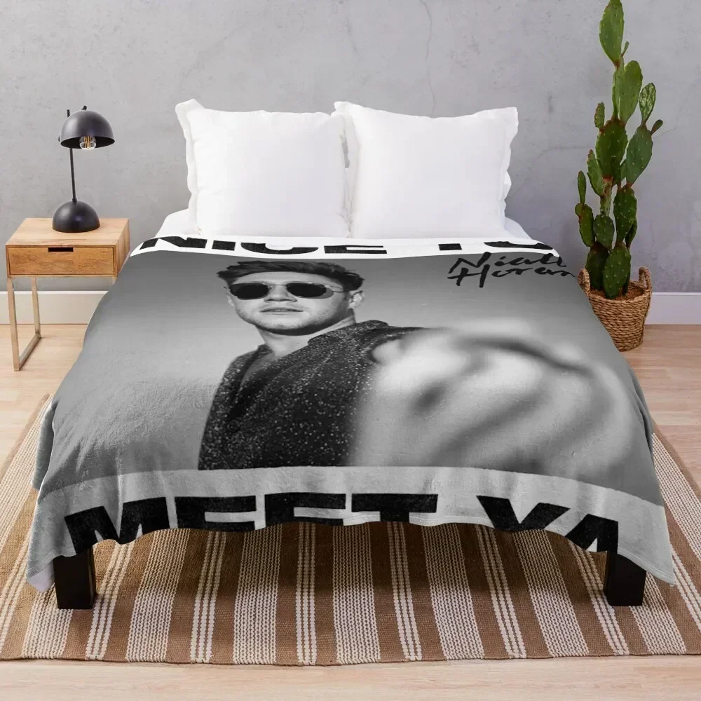 

Threenal Niall Nice To Meet Ya North American Tour 2020 Throw Blanket Soft Breathable Blanket for Night Sleeping