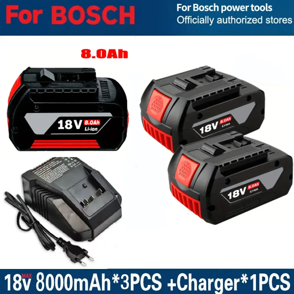 Originele Voor Bosch GBA 18V 6.0Ah Professionele Li-Ion Batterij met LED voor Bosch Charger 18V Vervanging BAT609G BAT622 BAT618G ?