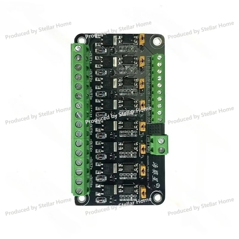 

8-Channel MOSFET Module Microcontroller PLC Amplification Field-effect Drive Tube Optocoupler Isolation PWM Control Light Switch