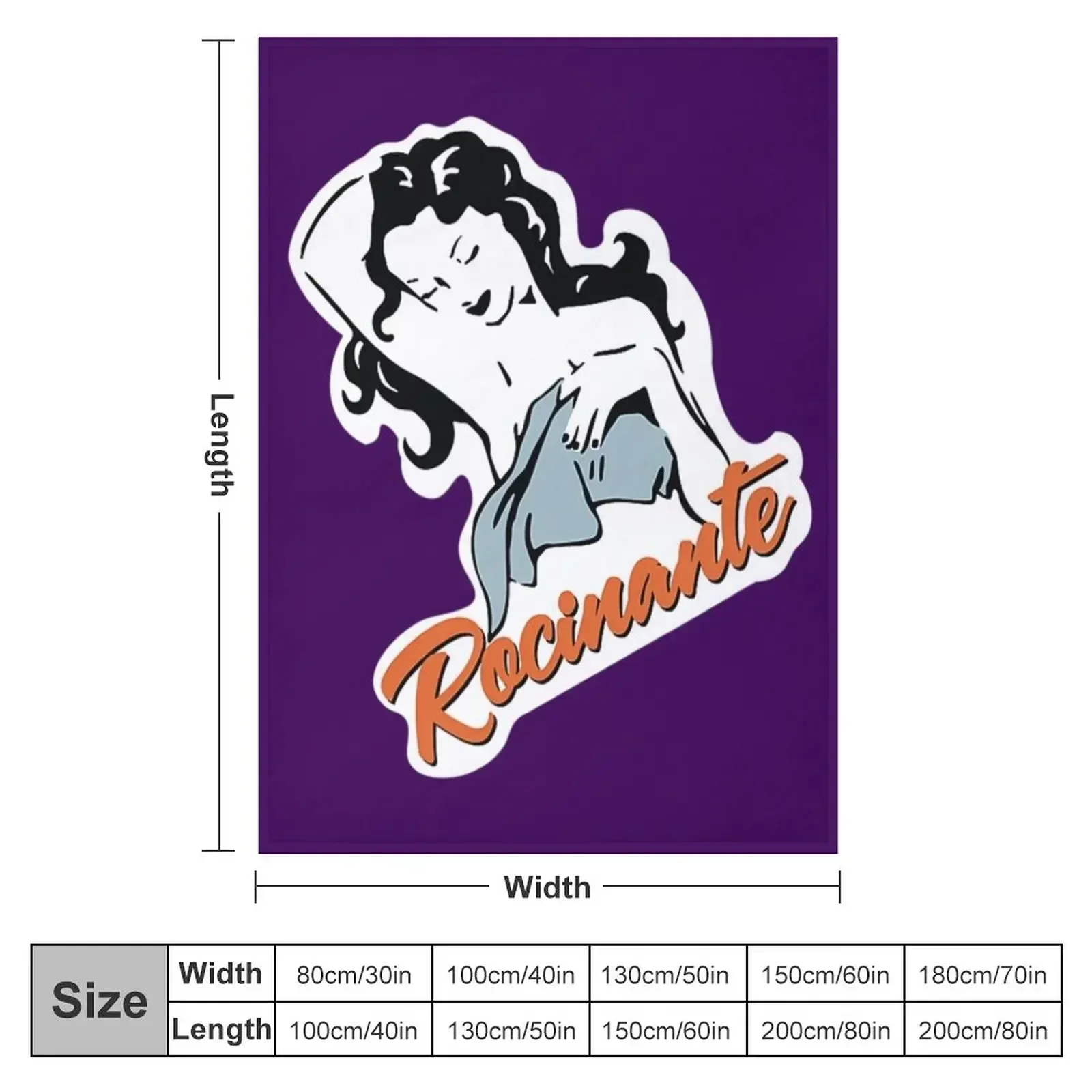 expanse rocinante logo Throw Blanket Retros Plush Decorative Beds Vintage Blankets