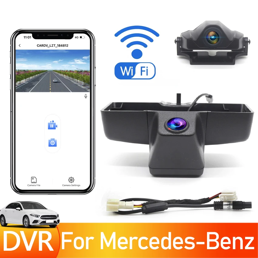 Plug and Play Hidden Car Dvr 4K Dash Cam Camera For Mercedes Benz G Class w463 w463a g500 g350 g350d g55 g65 g63 Wagen AMG 16-18